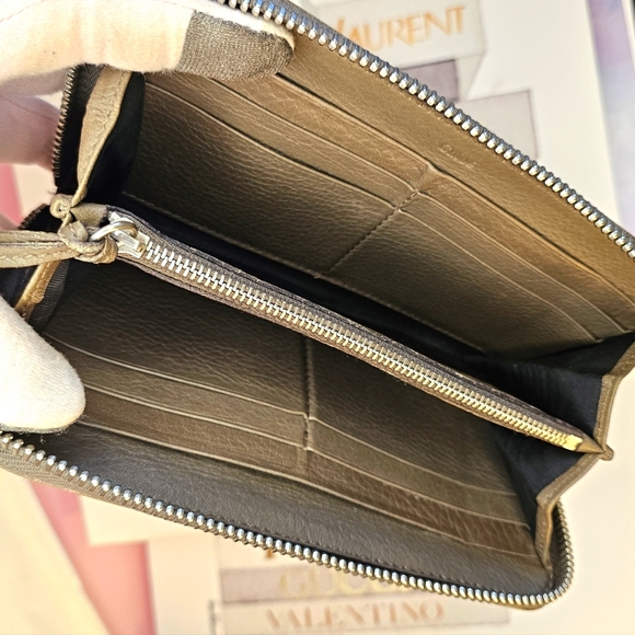 👜 Chloé Paddington Brown Long Wallet 100% Genuine Cow & Lambskin Leather 🔑 - Picture 8 of 16